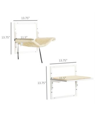 Wall-Mounted Cat Tree with Adjustable Jumping Platforms