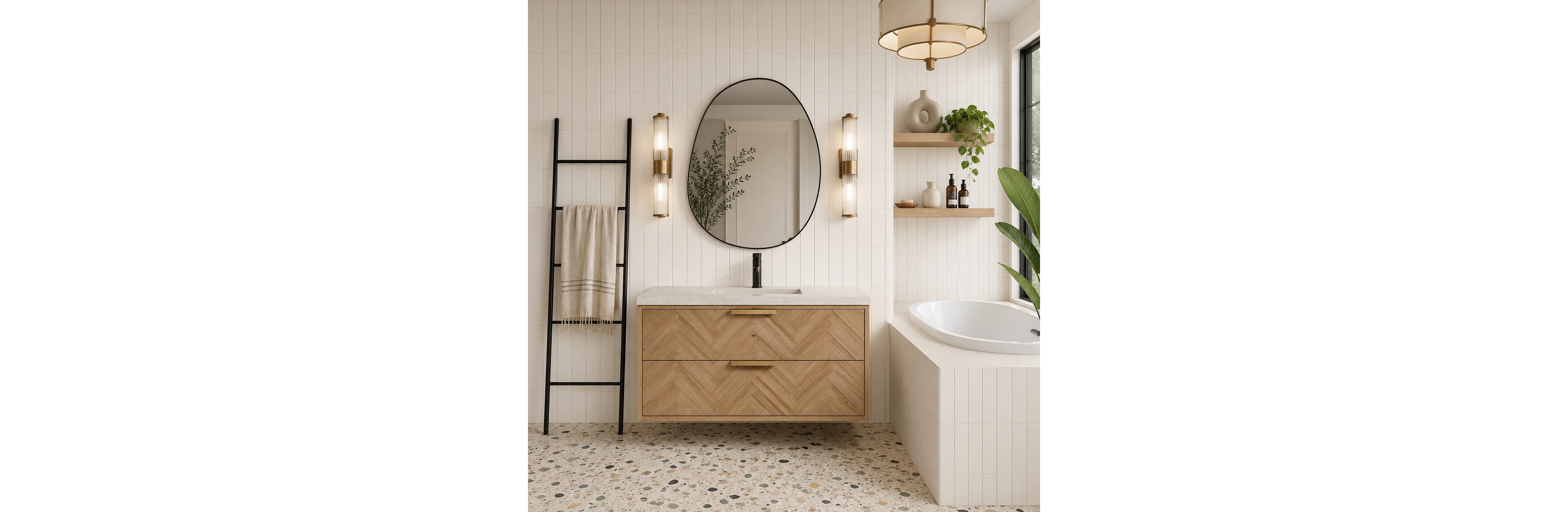 Ari Bath 42" Carlsbad, Weathered Fir Finish