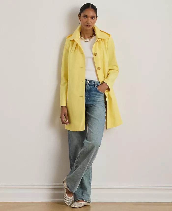 Women's Hooded Raincoat - thumbnail 6