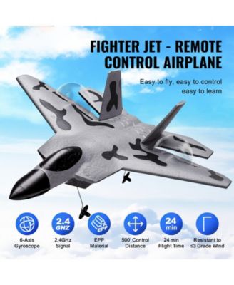 2-Channel RC Plane, Ready-to-Fly Fighter with Gyro
