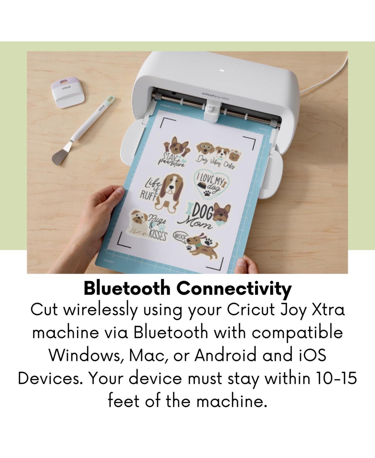 Cricut Joy Xtra Machine with Printable Sticker Paper and Vinyl Bundle