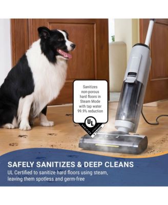 GO Steam 3-in-1 Floor Washer, Steam-Powered Wet Dry Cleaning, Fast Drying, Self Cleaning