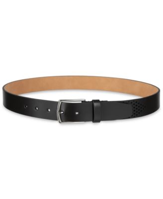 Men's Washington Perforated Casual Leather Belt