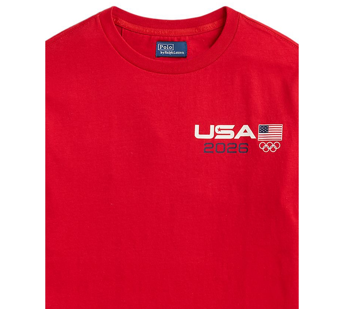 Polo Ralph Lauren Boys' 8-20 Team Usa Graphic Print Crewneck T-Shirt