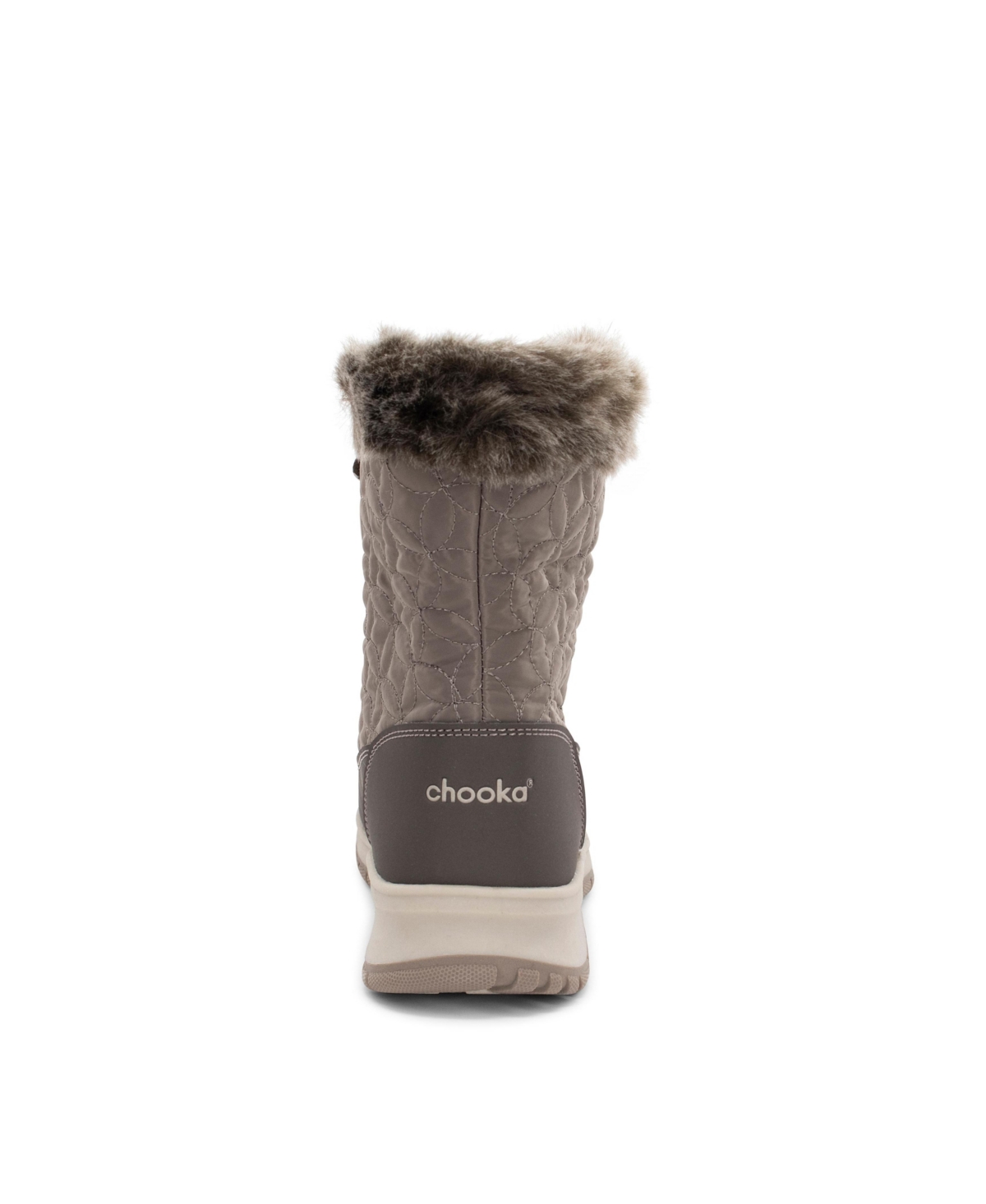 Chooka Womens Belltown Mid Faux Fur Cold Weather Boot