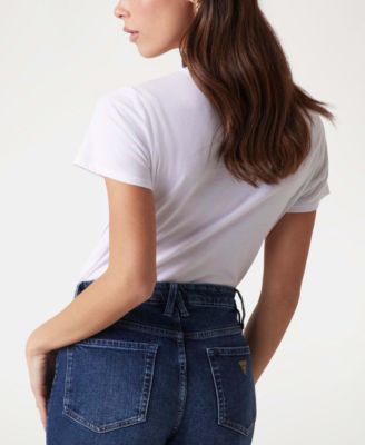 Women's Script Lace Logo Easy Cotton T-Shirt