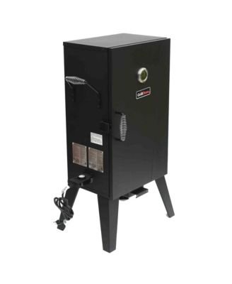 1500 Watt Electric Vertical Smoker with 531 Sq In Cooking Area, Black