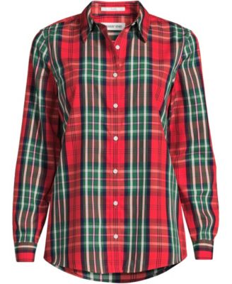 Petite No Iron Button Front Shirt