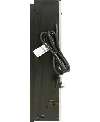 3 inch electric fireplace insert, ultra thin heater with log set & realistic flame, remote control with timer, overheating protection