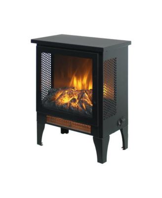17 inch Freestanding Electric Fireplace Stove heater with 3D Flame effect