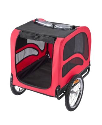 Heavy-Duty Pet Bike Trailer with Internal Leash, Holds up to 100 lbs