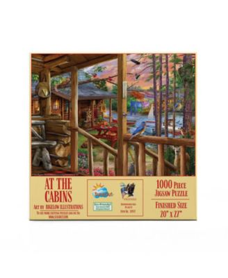 At The Cabins 1000 piece Jigsaw Puzzle for Adults