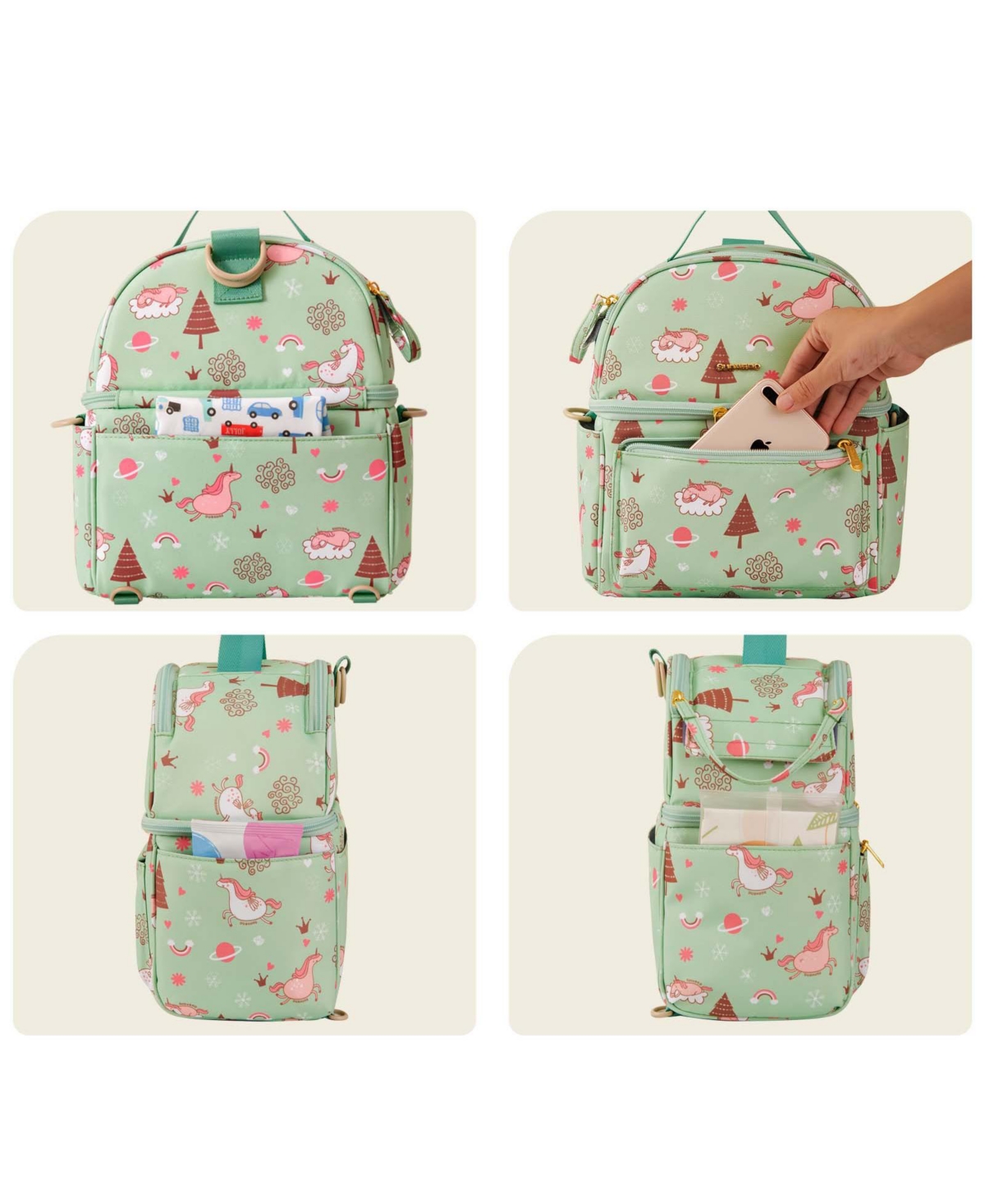 Sunveno Breastmilk Cooler Bag with Detachable Insulation Box Set