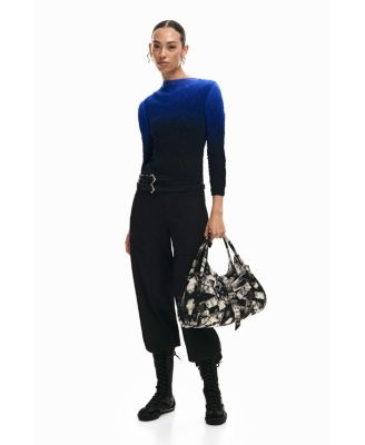 Women's Gradient texture blouse