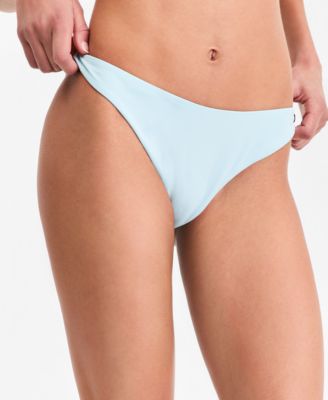 Women's Saltwater Flamenco Solid Cheeky Coverage Swim Bottoms