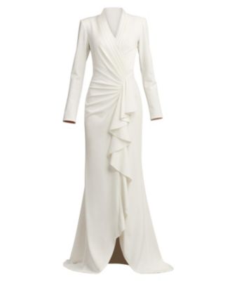 Women's Markum Long-Sleeve Flounce Gown