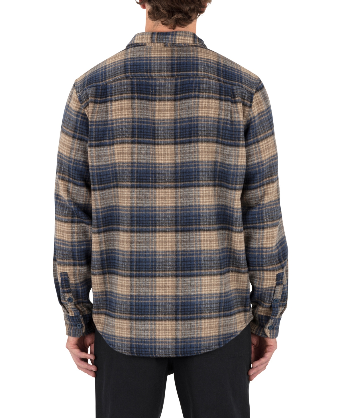 Hurley Men's Portland Plaid Long-Sleeve Shirt