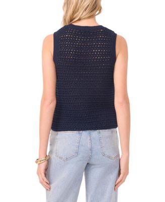 Women's Sleeveless Crew Neck Tank Top