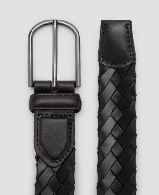 Men's Braided Leather Belt