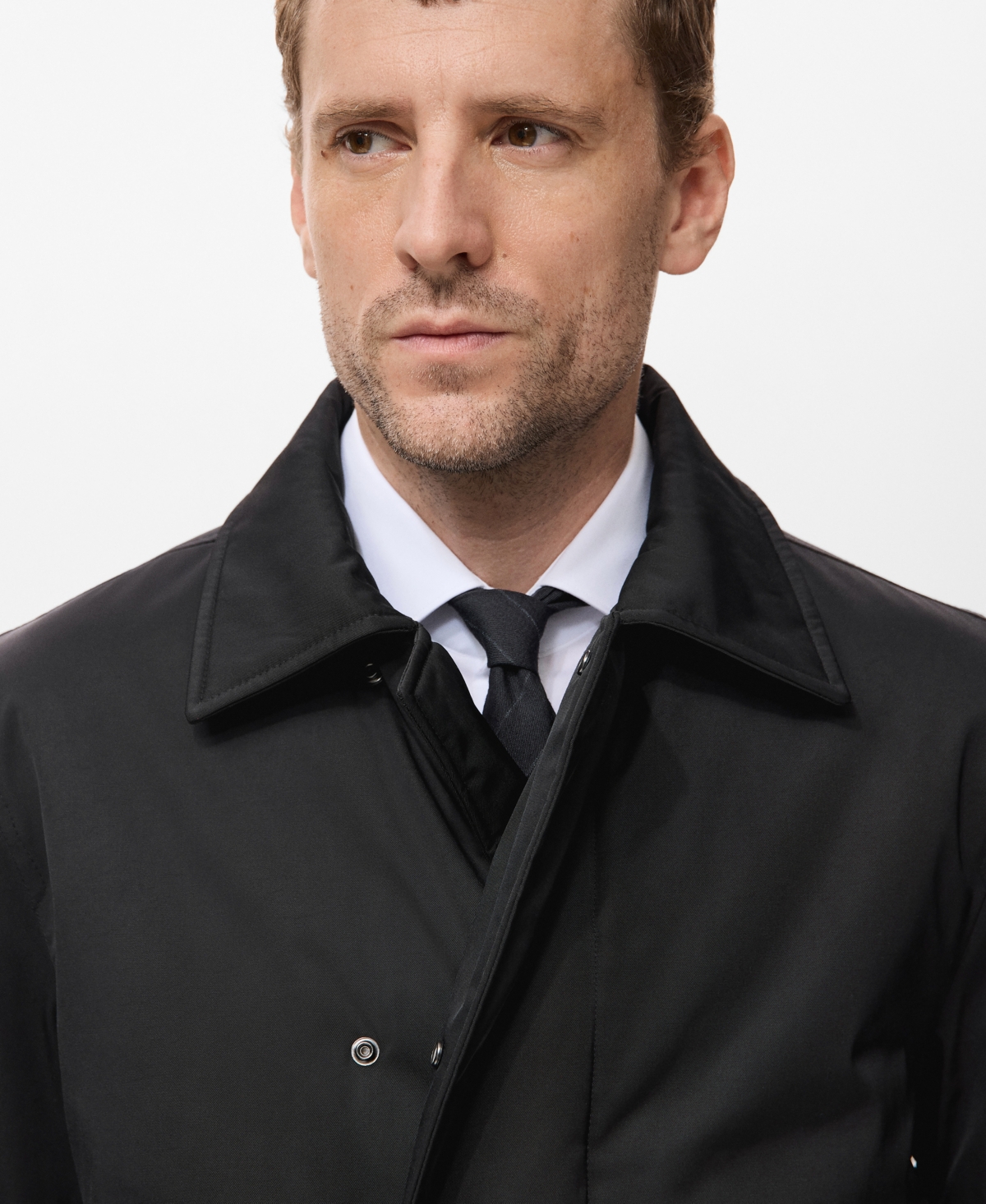 Mango Men's Pockets Water-Repellent Jacket