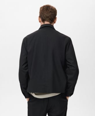 Men's Pockets Straight-Fit Jacket