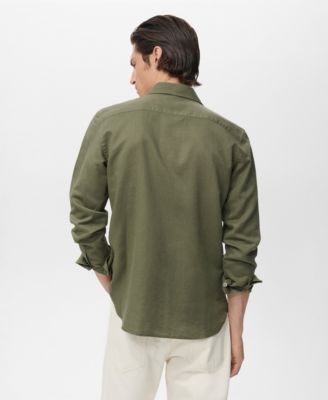 Men's Pocket Linen Shirt