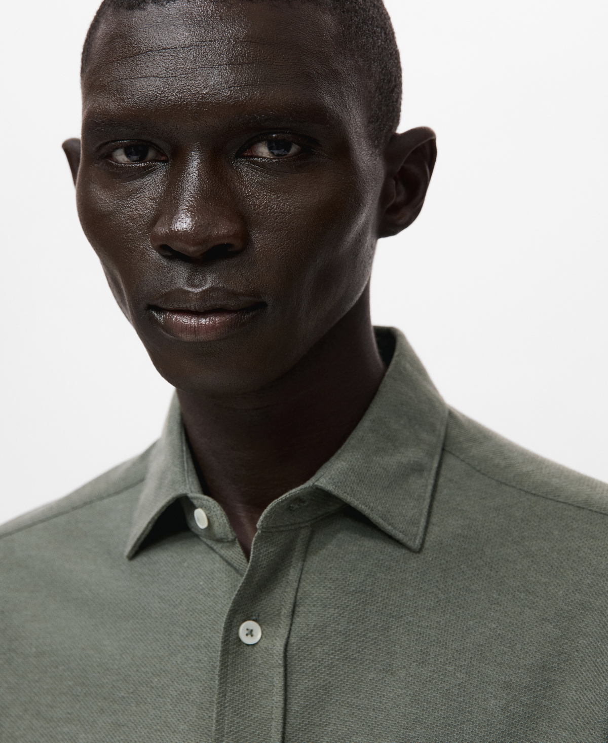 Mango Men's Cotton Slim-Fit Shirt