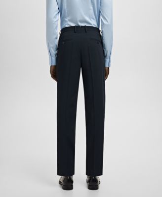 Men's Stretch Fabric Super Slim-Fit Suit Pants