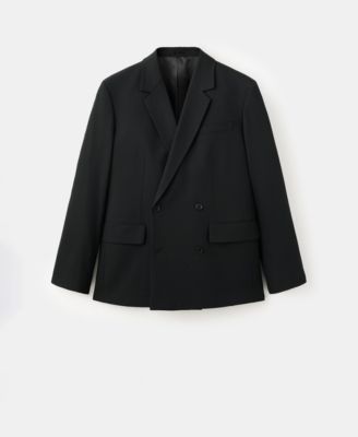 Men's Boston Regular-Fit Double-Breasted Suit Blazer