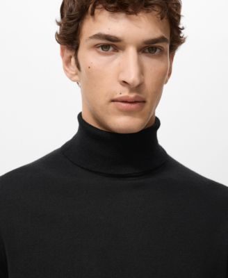 Men's Wool Turtleneck Sweater