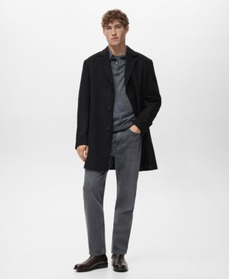 Men's Lightweight Wool Coat