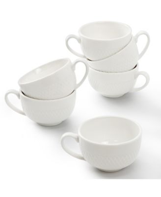 Luna Espresso Cup & Saucers, Service For 6