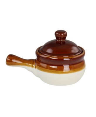 Long Handle Soup Bowls, Set of 4