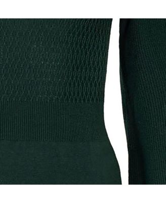 Women's Organic Mock Neck Bodice Stitch Sweater Dress