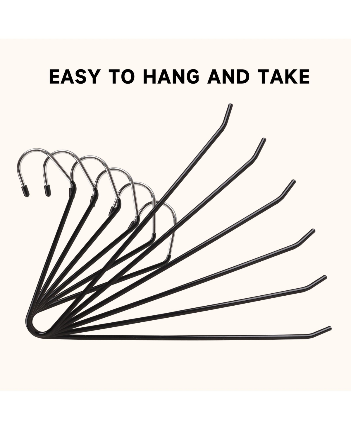 BP4U Open-Ended Heavy Duty Metal Pants Hangers