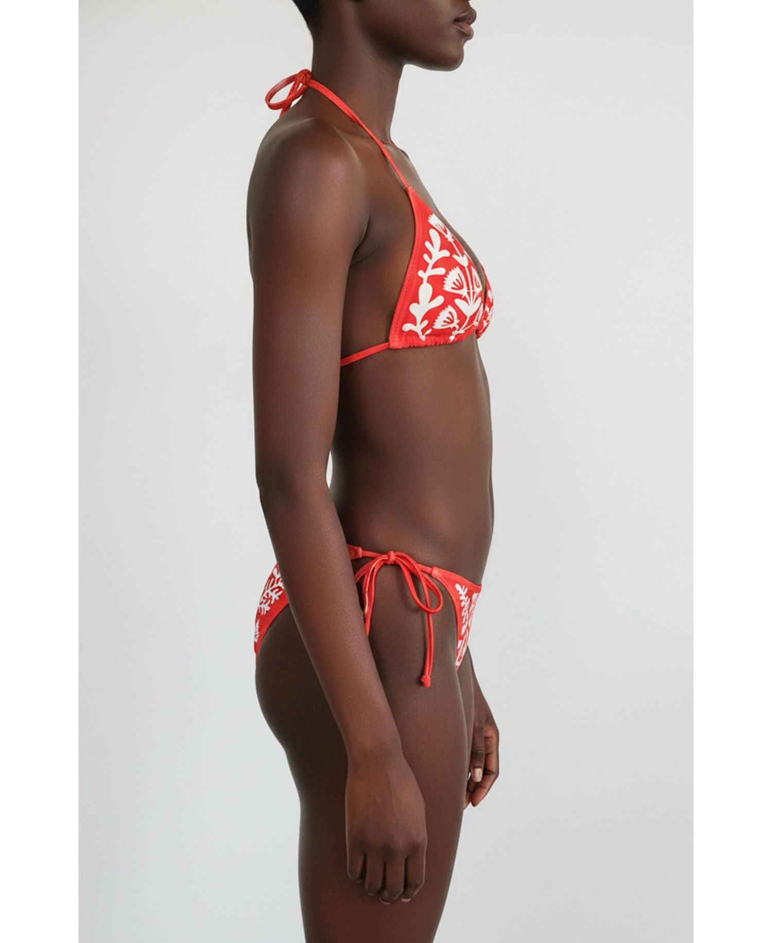 Women's Coral Garden Reversible Triangle Bikini Top