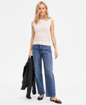 Women's Sleeveless Crewneck Sweater