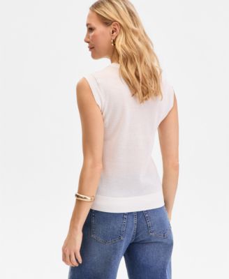 Women's Sleeveless Crewneck Sweater