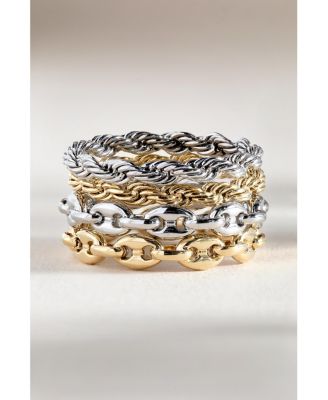  Frozen French Rope Chain Ring