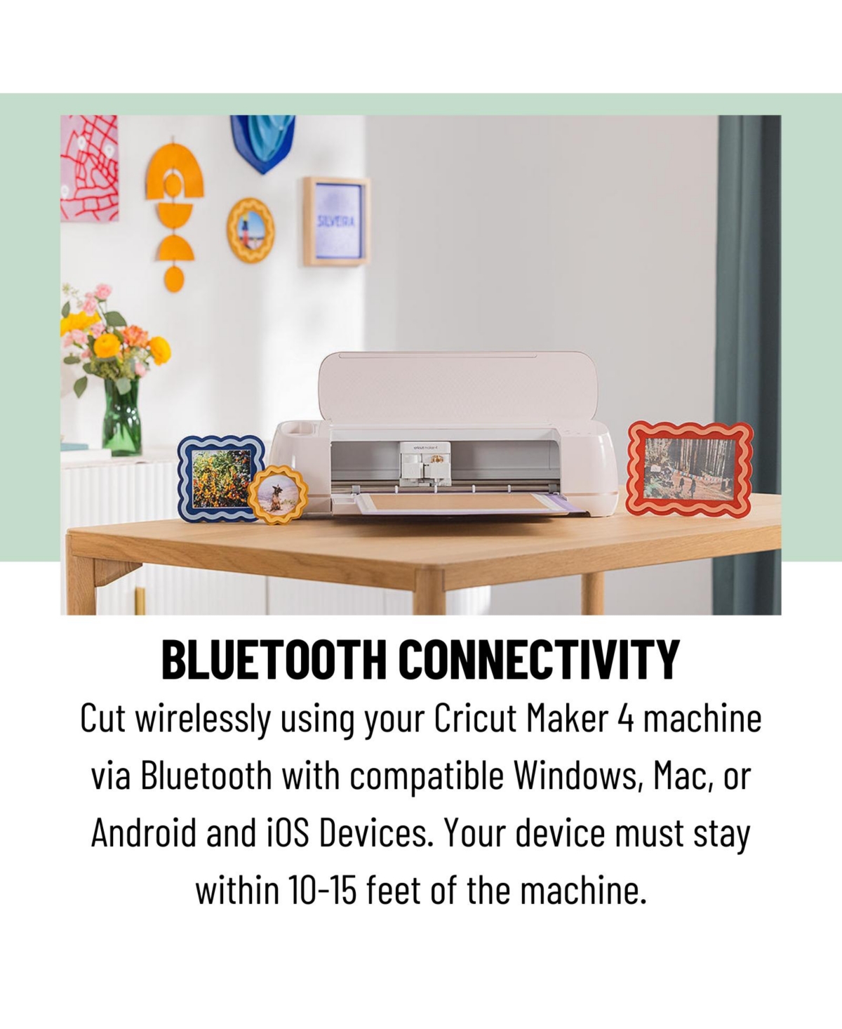 Cricut Maker 4 Cutting Machine with Vinyl and Iron-On Sheets Bundle