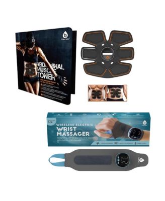 Electric Massager Wrist Guard & EMS Abdominal Muscle Toner – Relaxation and Strength Bundle