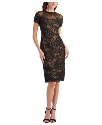 Women's Sable Embroidered Tulle Dress