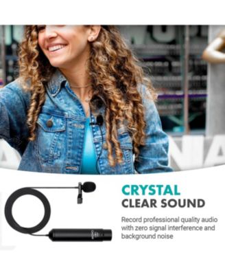 LV8-C Broadcast-Quality XLR Lavalier Mic - Cardioid Condenser