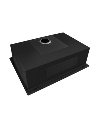 30inch Drop In Black Workstation Kitchen Sink 16 Gauge Stainless Steel with Full Accessories