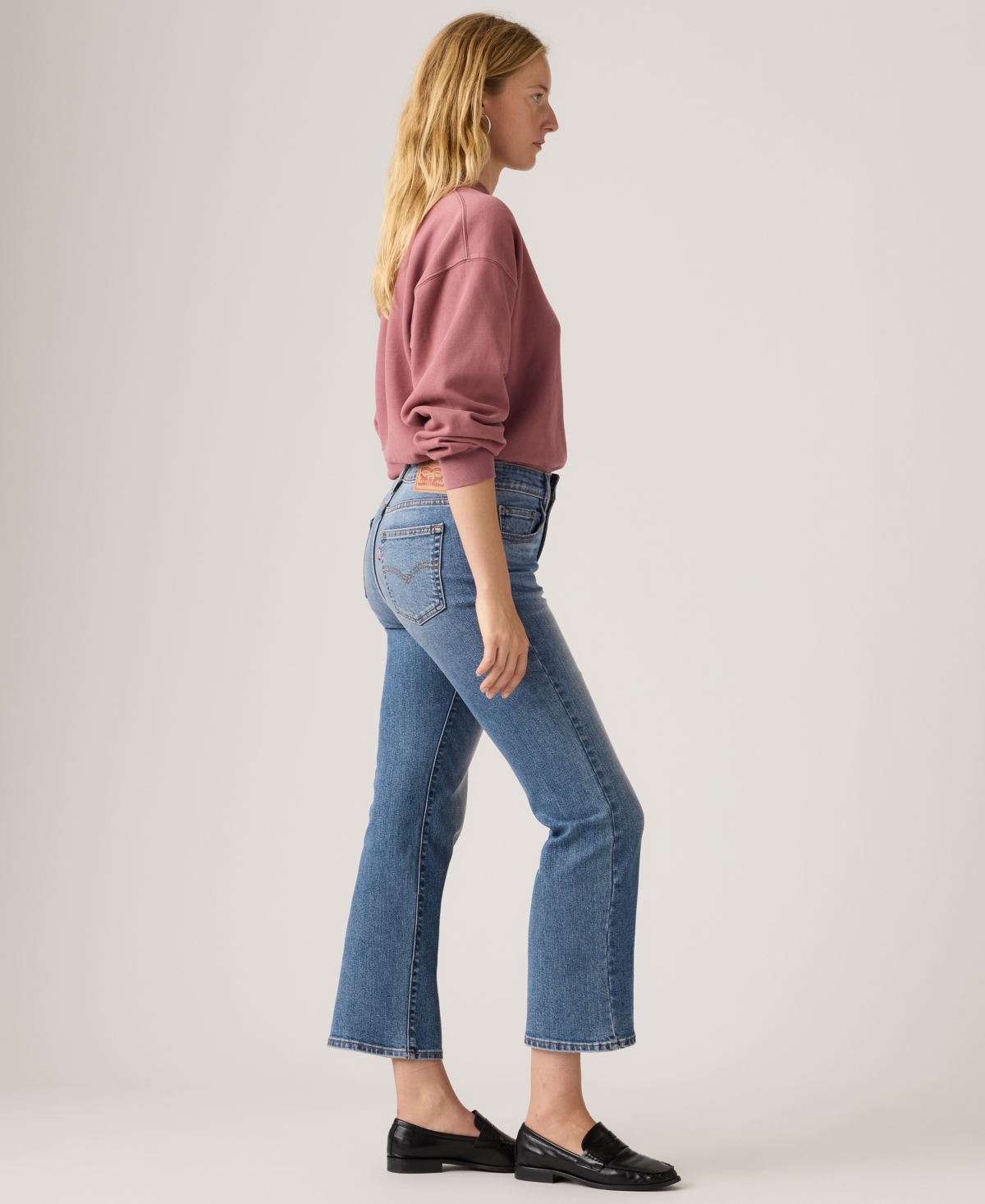 Levi's Juniors' 725 Authentic Kick Boot High-Rise Jeans