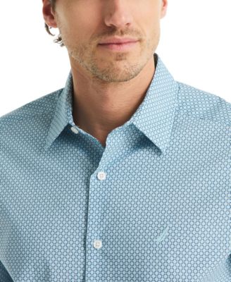Men's Printed Regular-Fit Dress Shirt