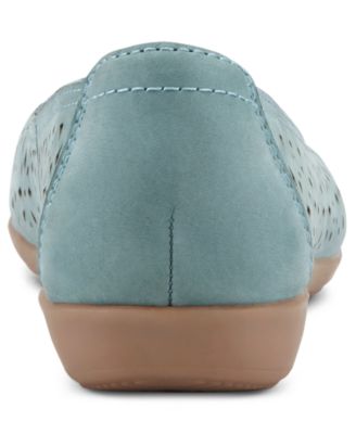 Women's Bentlee Cutout Leather Slip-On Ballet Flats