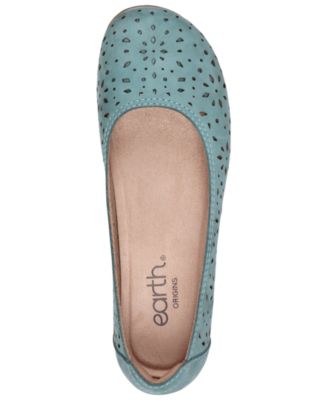 Women's Bentlee Cutout Leather Slip-On Ballet Flats