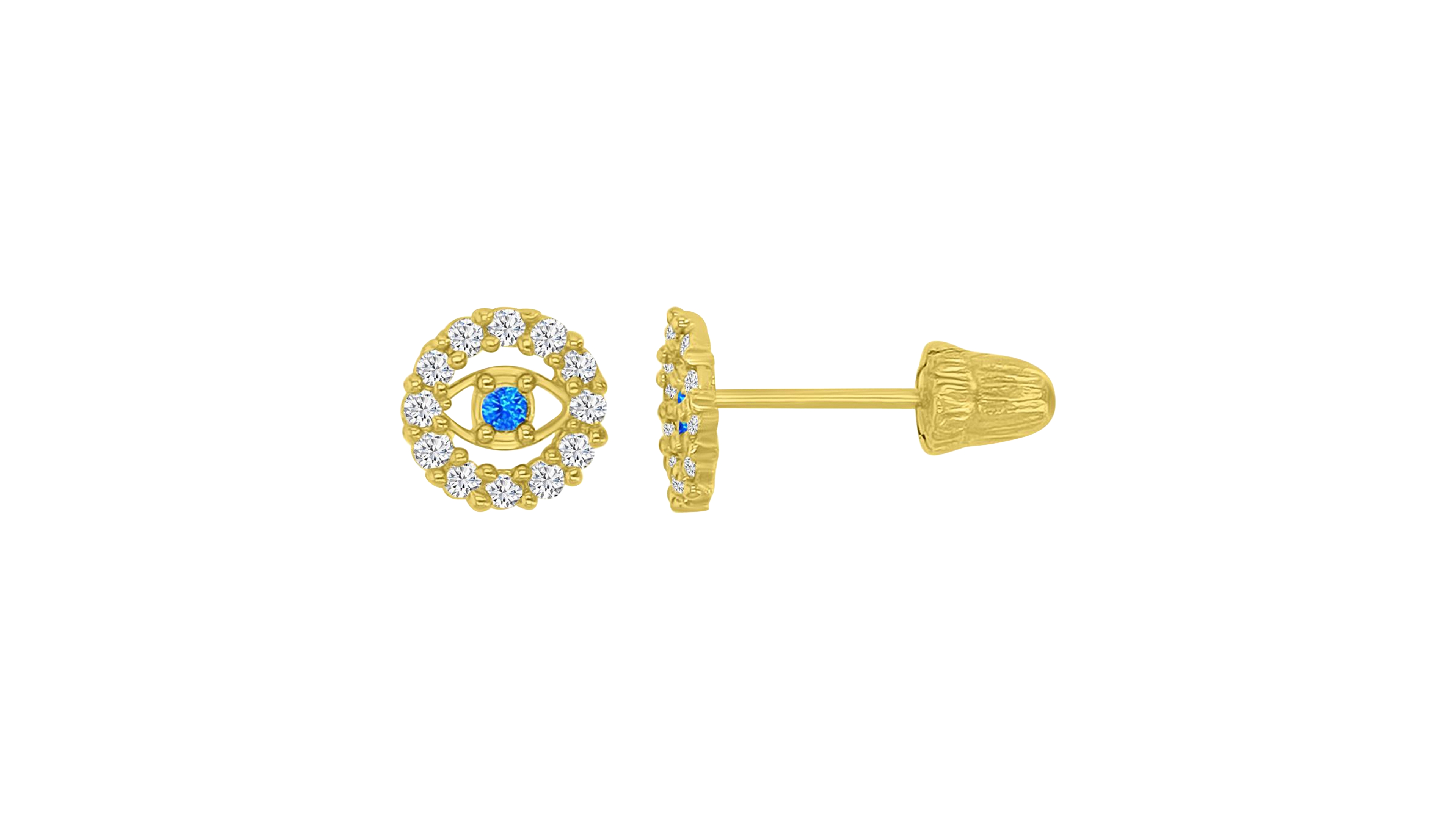 Macy's Pave Evil Eye Stud Earrings