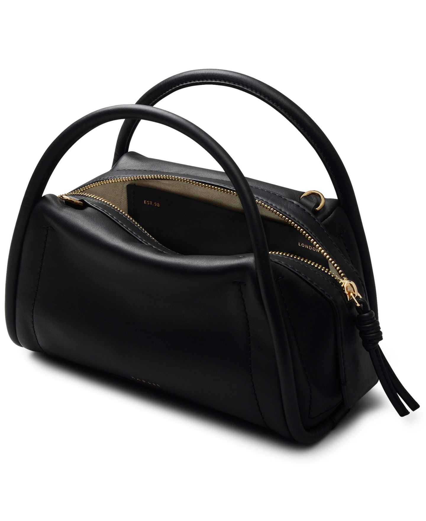 Женская сумка Radley London The Golborne Small Ziptop Grab Satchel, цвет: Чёрный — фото 3